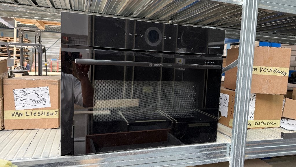 Bosch combi-oven CMG9241B1, Ophalen, 45 tot 50 cm, Bosch, Inbouw