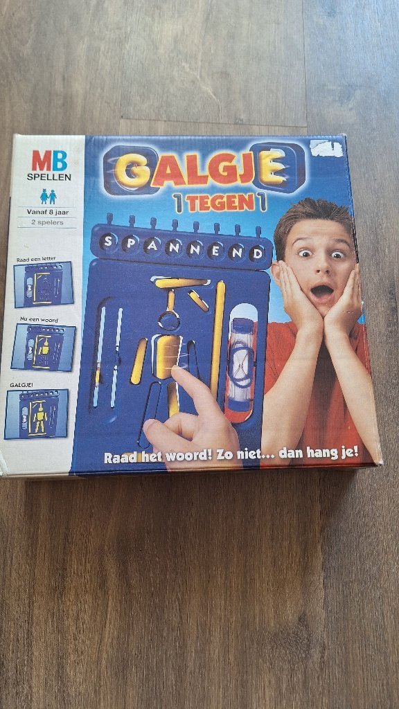 Galgje, Een of twee spelers, Ophalen, Zo goed als nieuw, MB Spellen