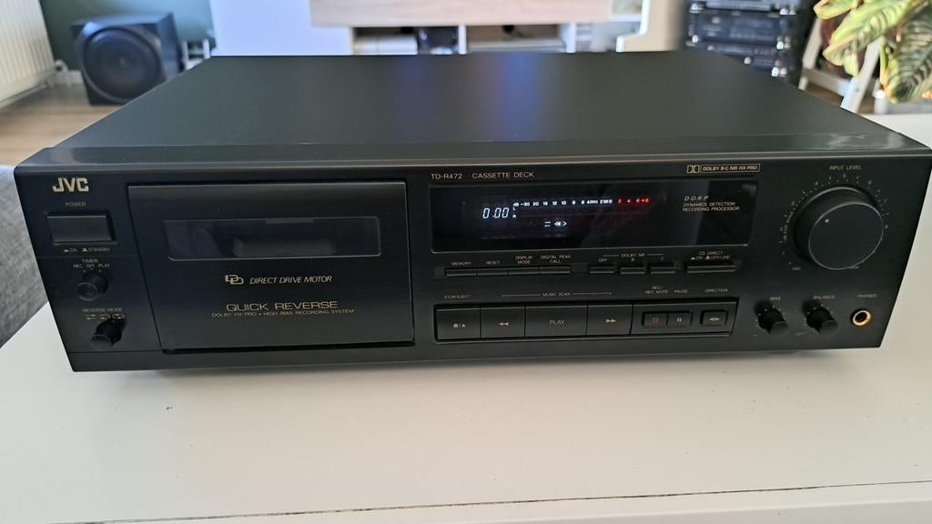 JVC TD-R472, Ophalen of Verzenden, Overige merken, Auto-reverse