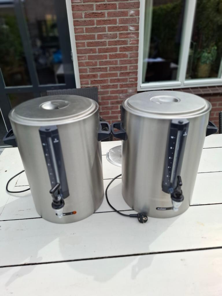 Animo Koffie/theecontainers (2 stuks), 10 kopjes of meer, Ophalen, Gebruikt, Overige modellen