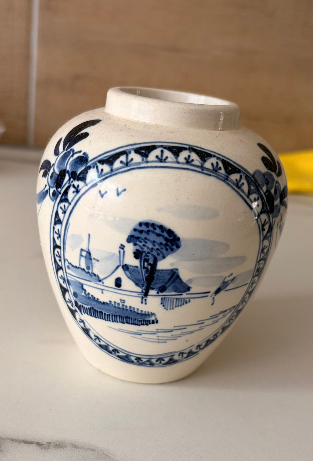Antiek Rozenburg gemberpot delftsblauw, Antiek en Kunst, Ophalen of Verzenden