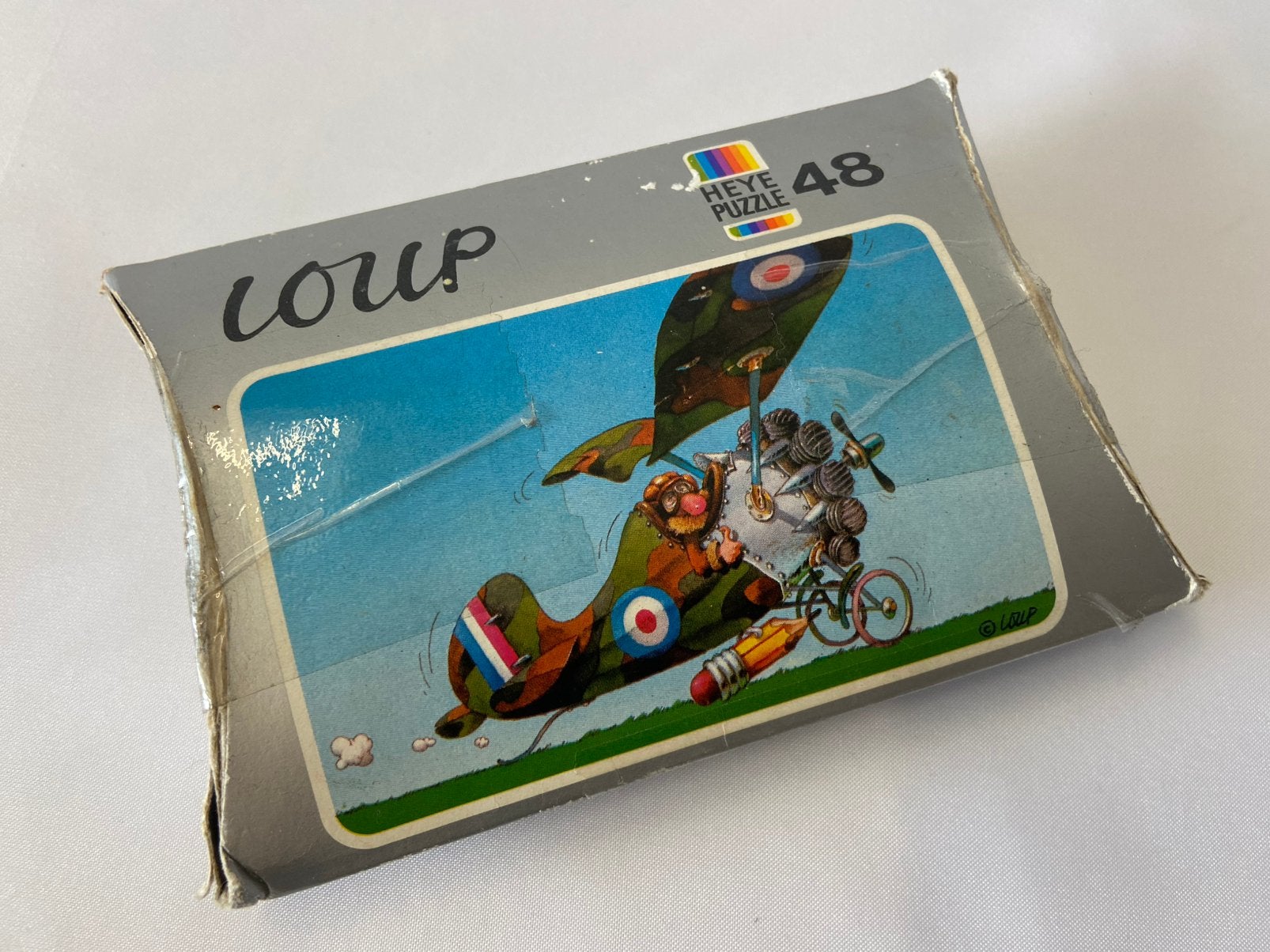 HEYE Loup Puzzle Minipuzzle 48 stukjes, Ophalen of Verzenden, Minder dan 500 stukjes, Gebruikt, Legpuzzel