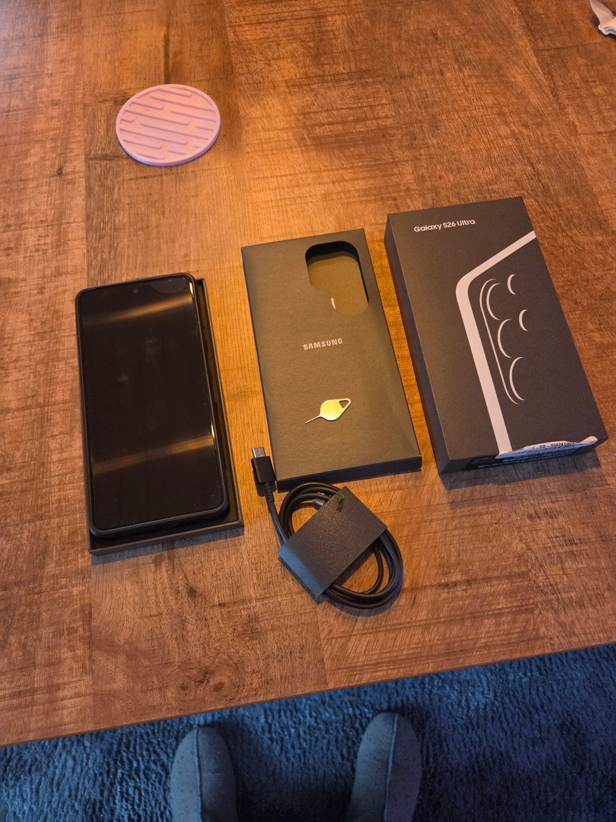 Samsung Galaxy S26 Ultra 512GB Zwart - Zo goed als nieuw, Ophalen, Zwart, Touchscreen, 512 GB