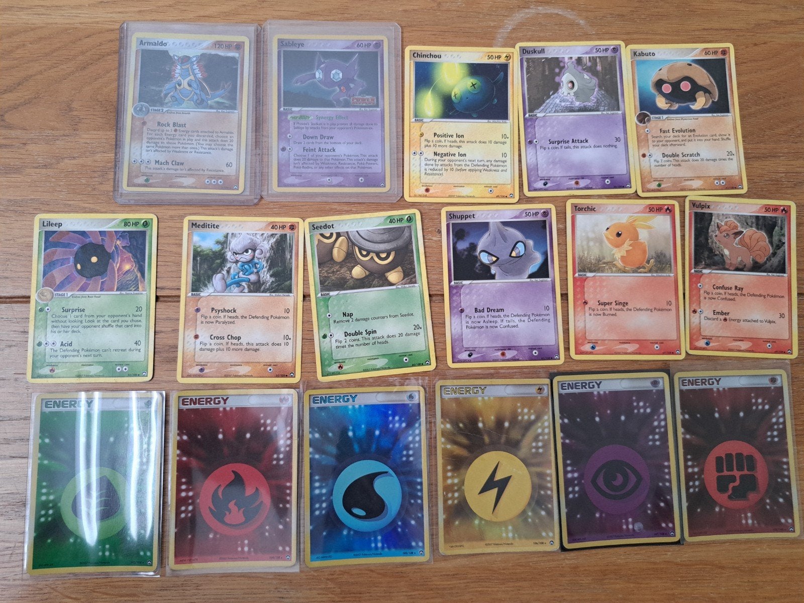 EX Power Keepers set - 2007, Ophalen of Verzenden, Gebruikt, Meerdere kaarten, Foil