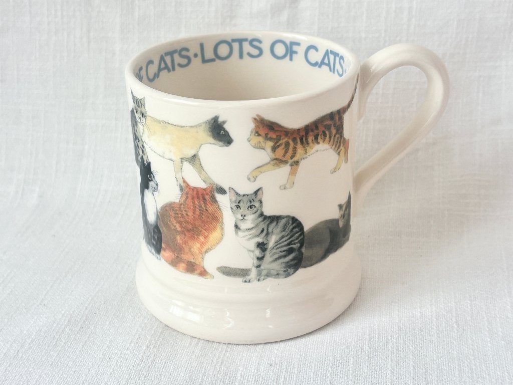 Emma Bridgewater - Lots Of Cats, Verzenden, Mok, Zo goed als nieuw, Emma Bridgewater