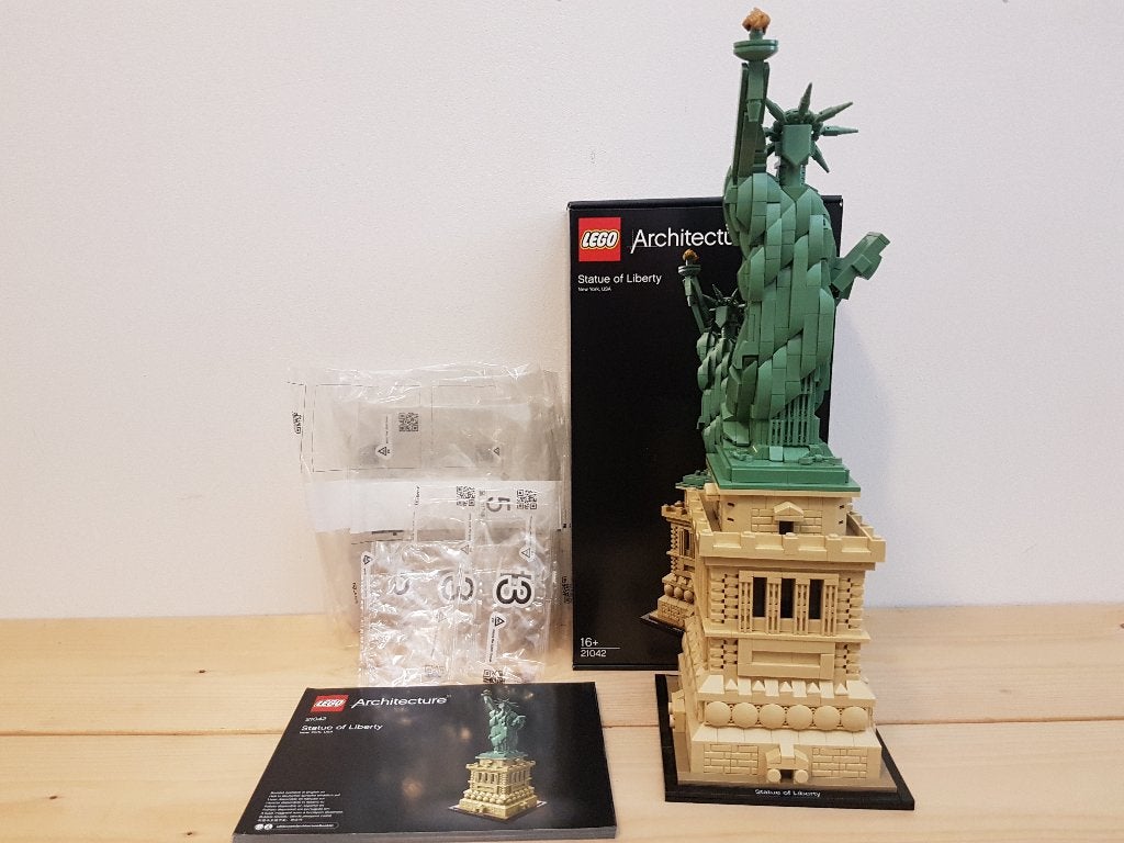 Lego Architecture 21042 Statue of Liberty, Compleet, Lego, Ophalen of Verzenden, Zo goed als nieuw