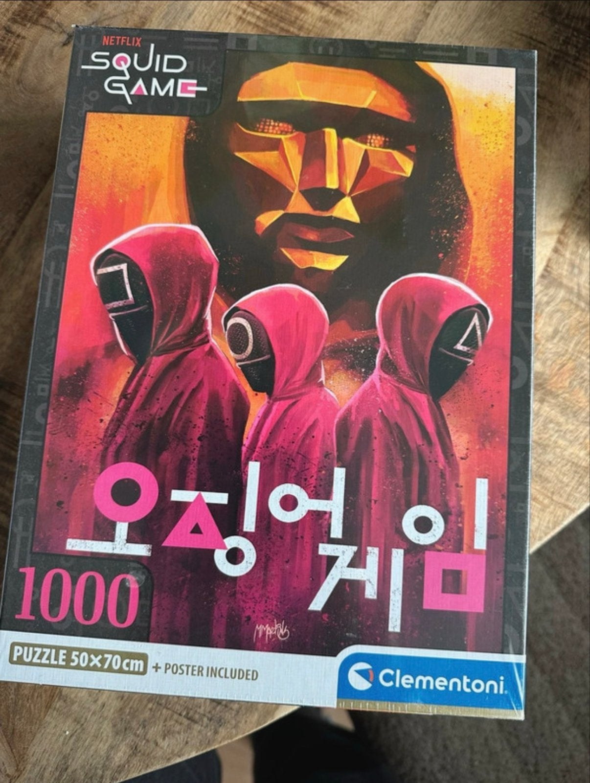 Nieuwe Clementoni Squid Game Puzzel 1000 stukjes, Ophalen of Verzenden, 500 t/m 1500 stukjes, Nieuw, Legpuzzel