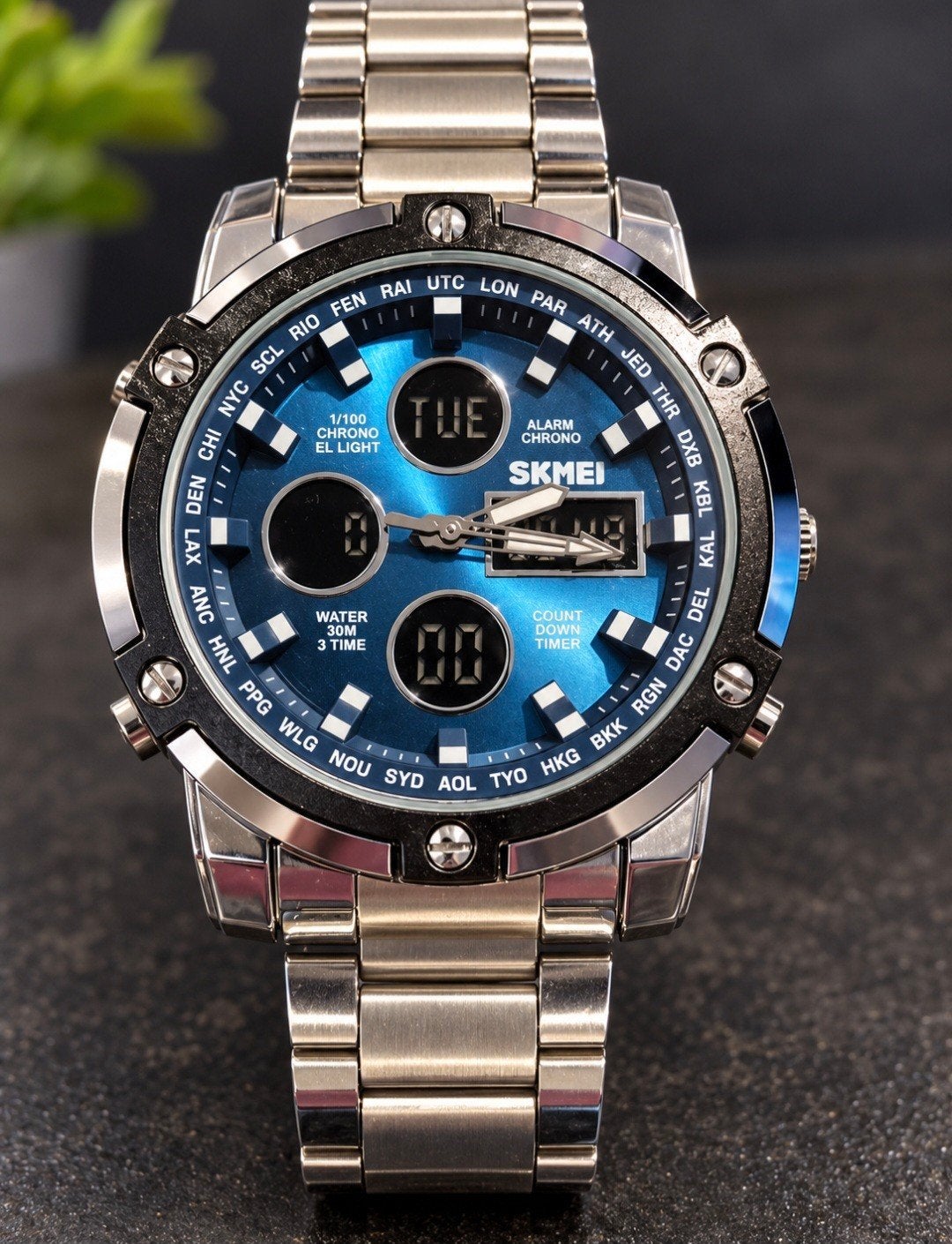 ongedragen horloges: 1 automaat, 1 met nieuwe batterij nodi, Overige merken, Staal, Staal, Polshorloge
