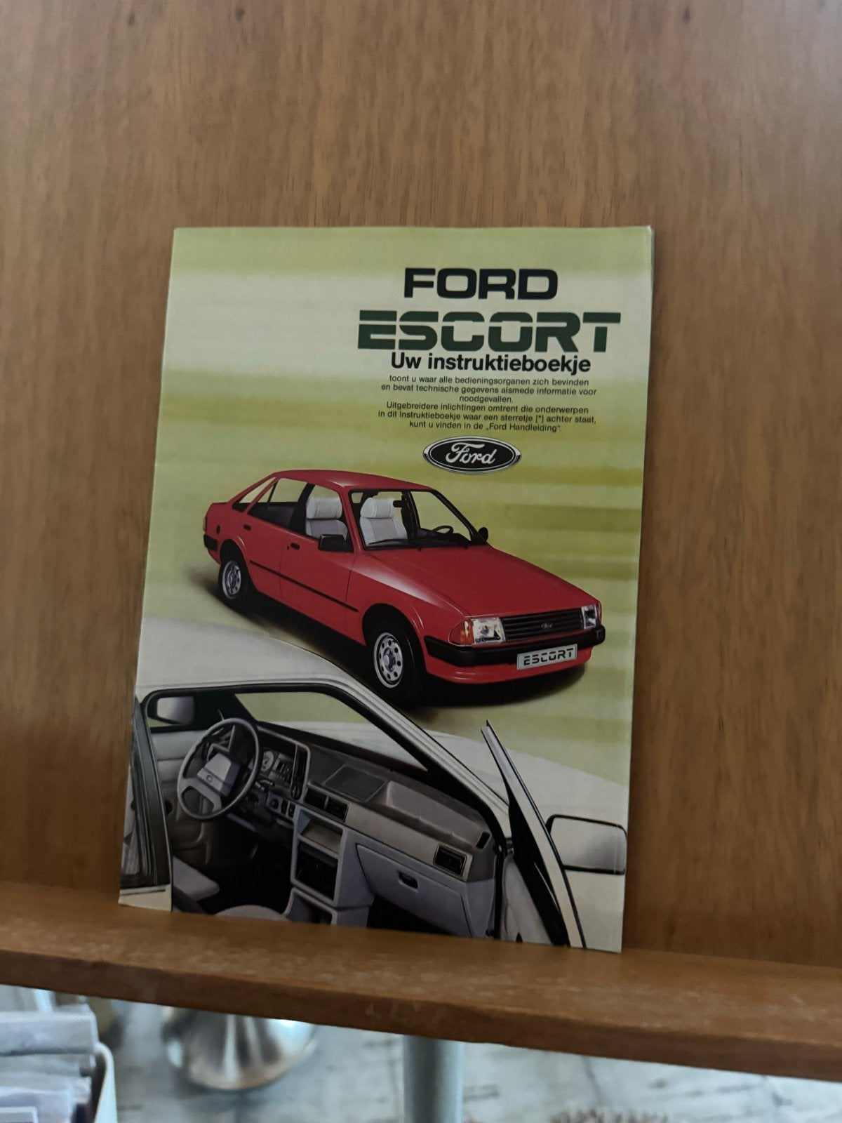 Ford Escort Instructieboekje 1981, Ophalen of Verzenden