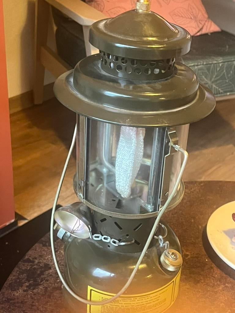 Usa smp lamp benzinelamp coleman, Caravans en Kamperen, Kampeeraccessoires, Ophalen of Verzenden, Zo goed als nieuw