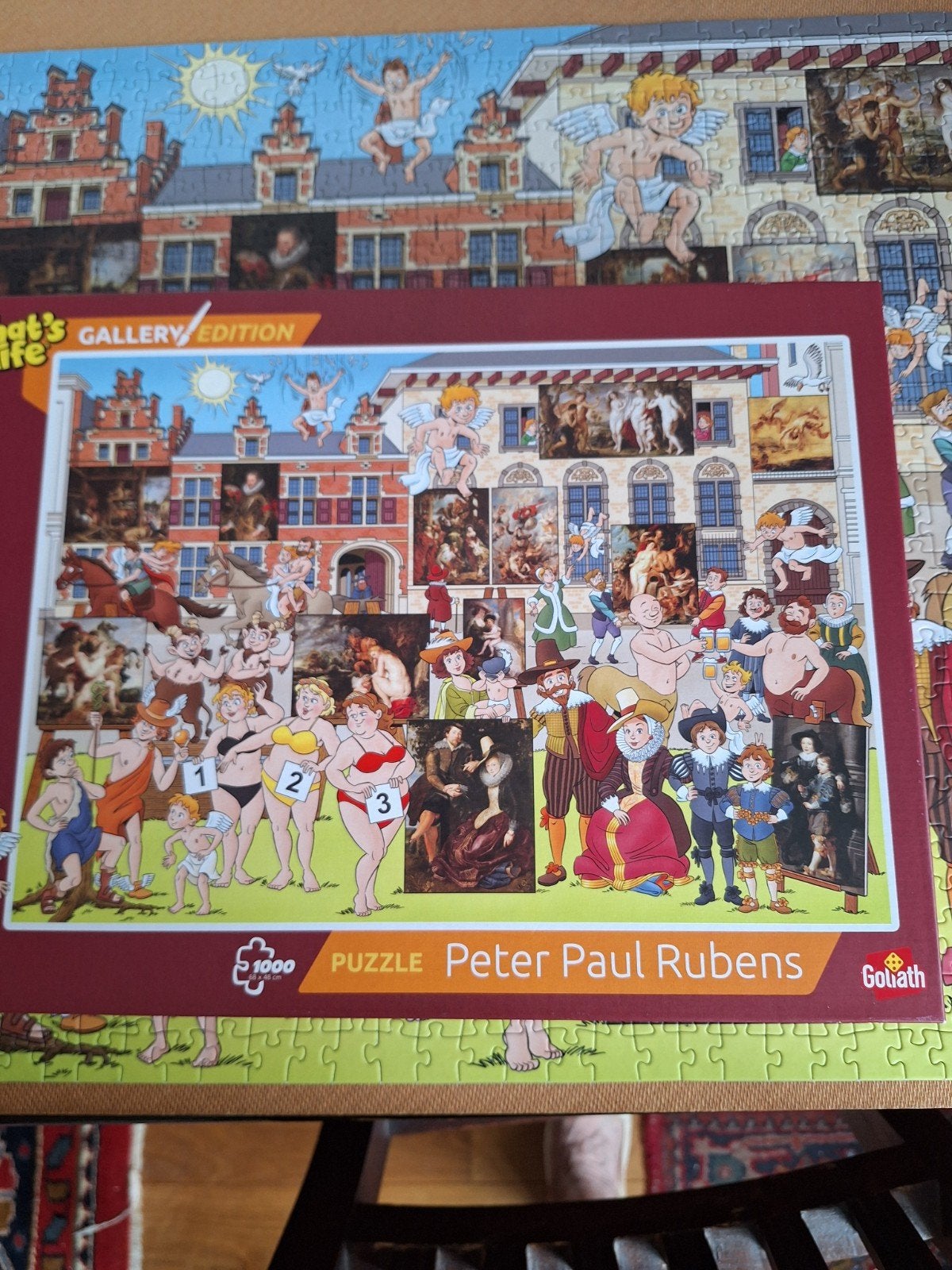 Puzzel van 1000 stukjes., Ophalen, 500 t/m 1500 stukjes, Zo goed als nieuw