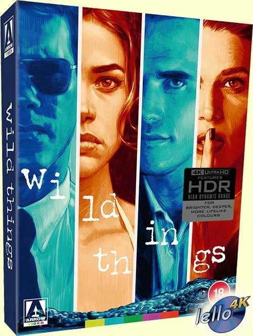 Blu-ray 4K: Wild Things, L.E. (1998 Kevin Bacon) UK niet NLO, Ophalen of Verzenden, Nieuw in verpakking, 4K Ultra HD Blu-ray, Thrillers en Misdaad