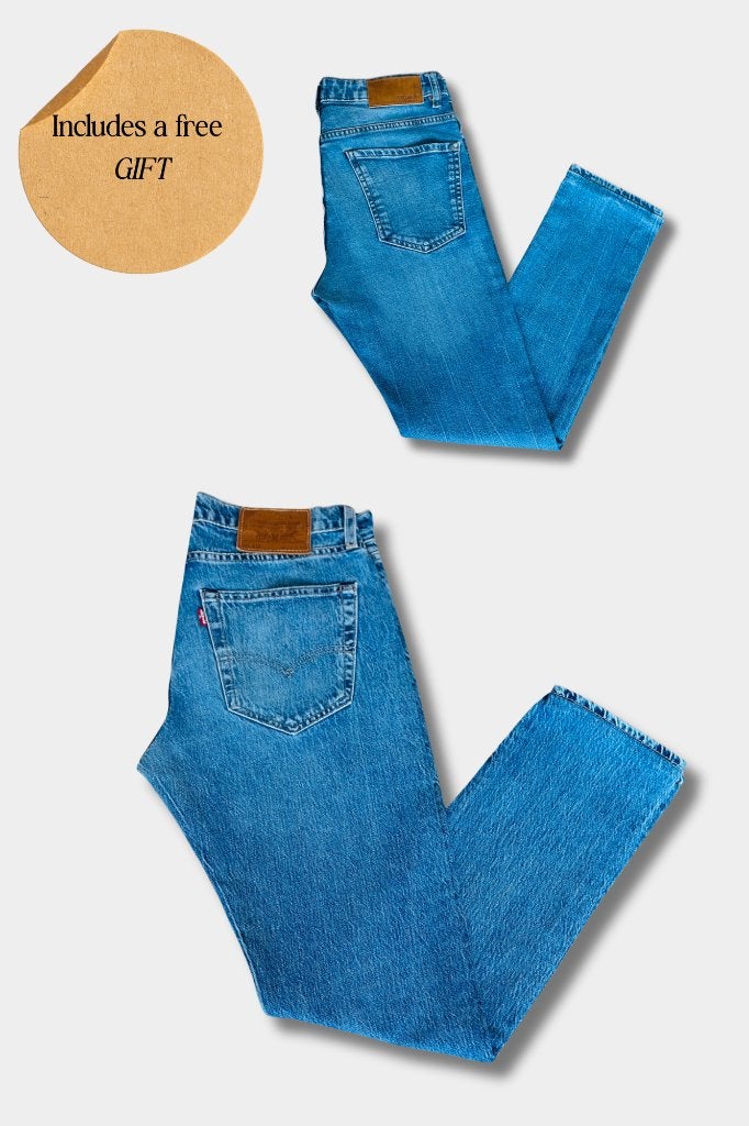 Levi’s Men’s Blue Jeans – W29 & GIFT - Pull&Bear Jeans, Kleding | Heren, Ophalen of Verzenden, Zo goed als nieuw, Blauw, W32 (confectie 46) of kleiner