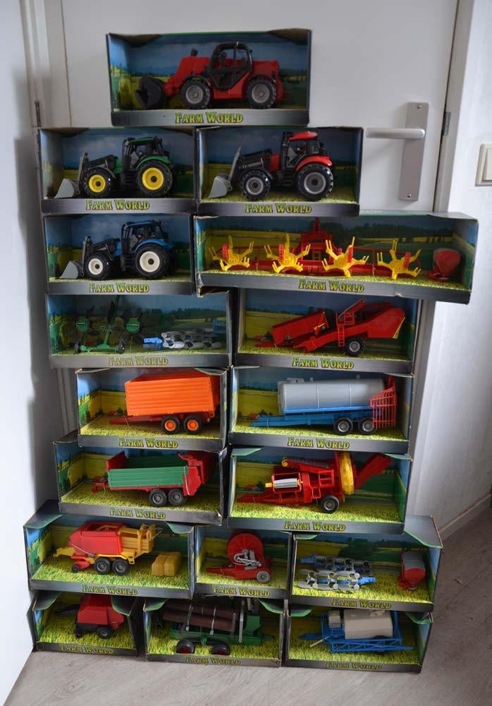 Farm World Tractor + landbouw werktuigen (lees advertentie), Ophalen of Verzenden, Nieuw