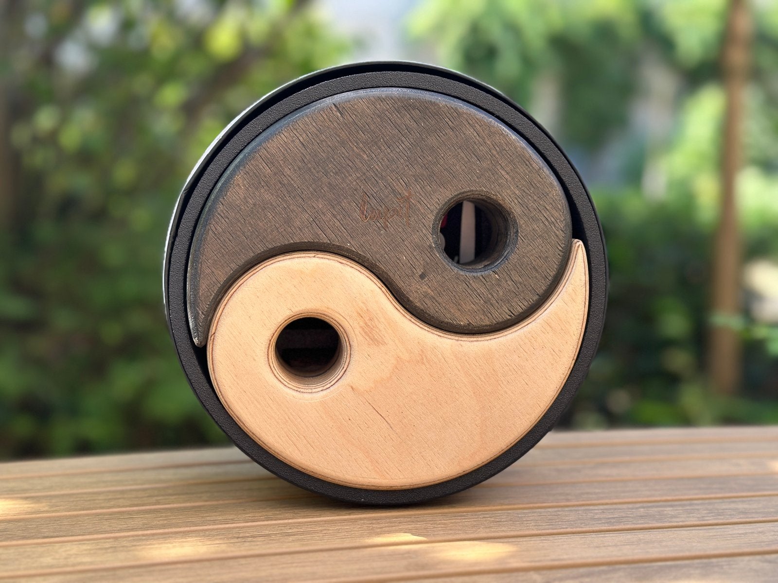 Lupit Yin Yang yoga blokken van hout - Nieuw, Ophalen of Verzenden, Nieuw, Yoga-accessoire