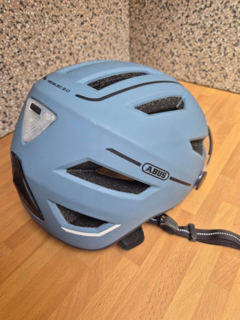 ABUS Pedelec 2.0 fietshelm met vizier en oorkappen, Fietsen en Brommers, Ophalen, M, Zo goed als nieuw, ABUS