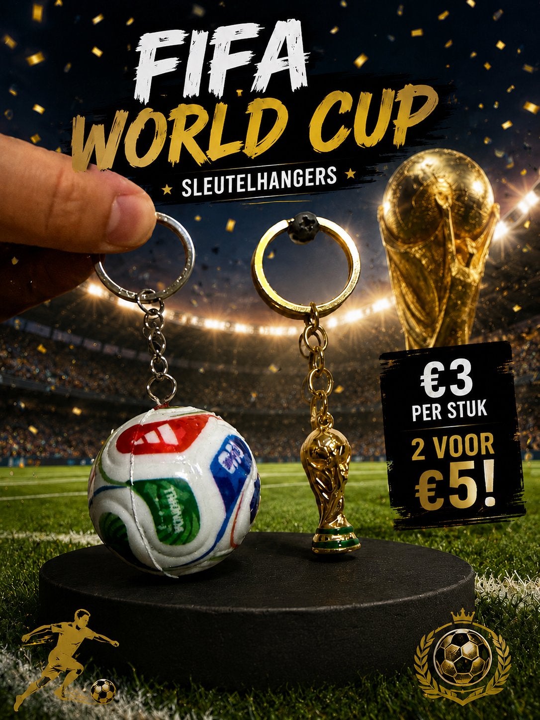 FIFA WORLD CUP sleutelhanger, Verzamelen, Sleutelhangers, Ophalen of Verzenden