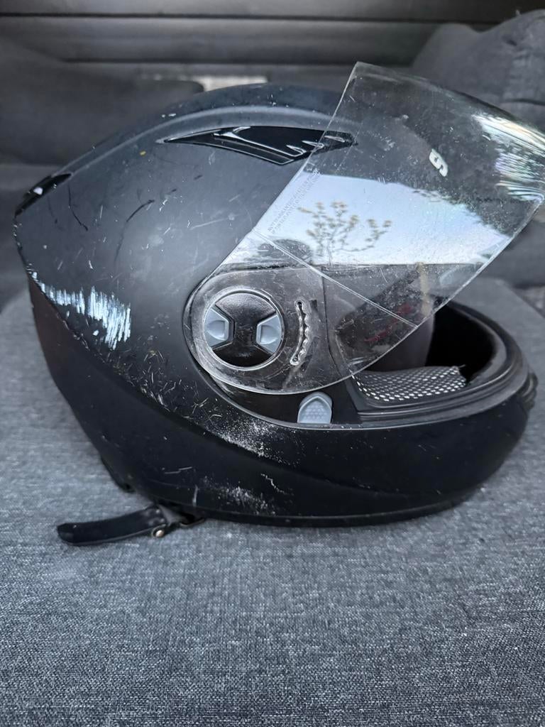 Shiro helm - Zwart ece 22.05, Overige merken, Systeemhelm, Heren, Ophalen of Verzenden