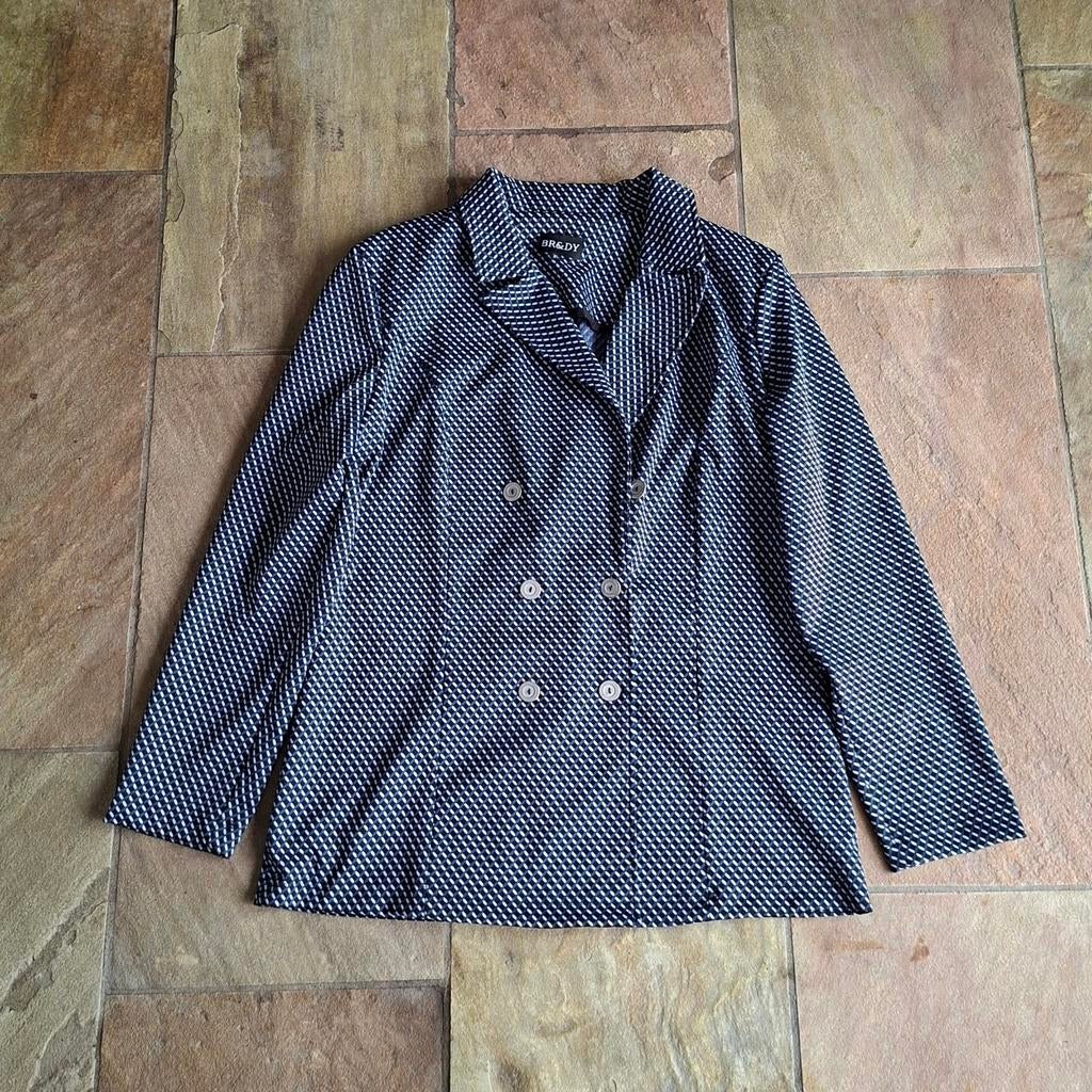 Blauwe Blazer - Brandy Collection - maat XL, Blauw, Maat 46/48 (XL) of groter, Nieuw, Ophalen of Verzenden