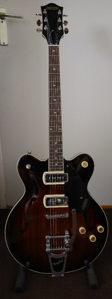 Gretsch G2622T P90 inclusief Gretsch tweed koffer, Ophalen of Verzenden, Zo goed als nieuw, Hollow body, Overige merken