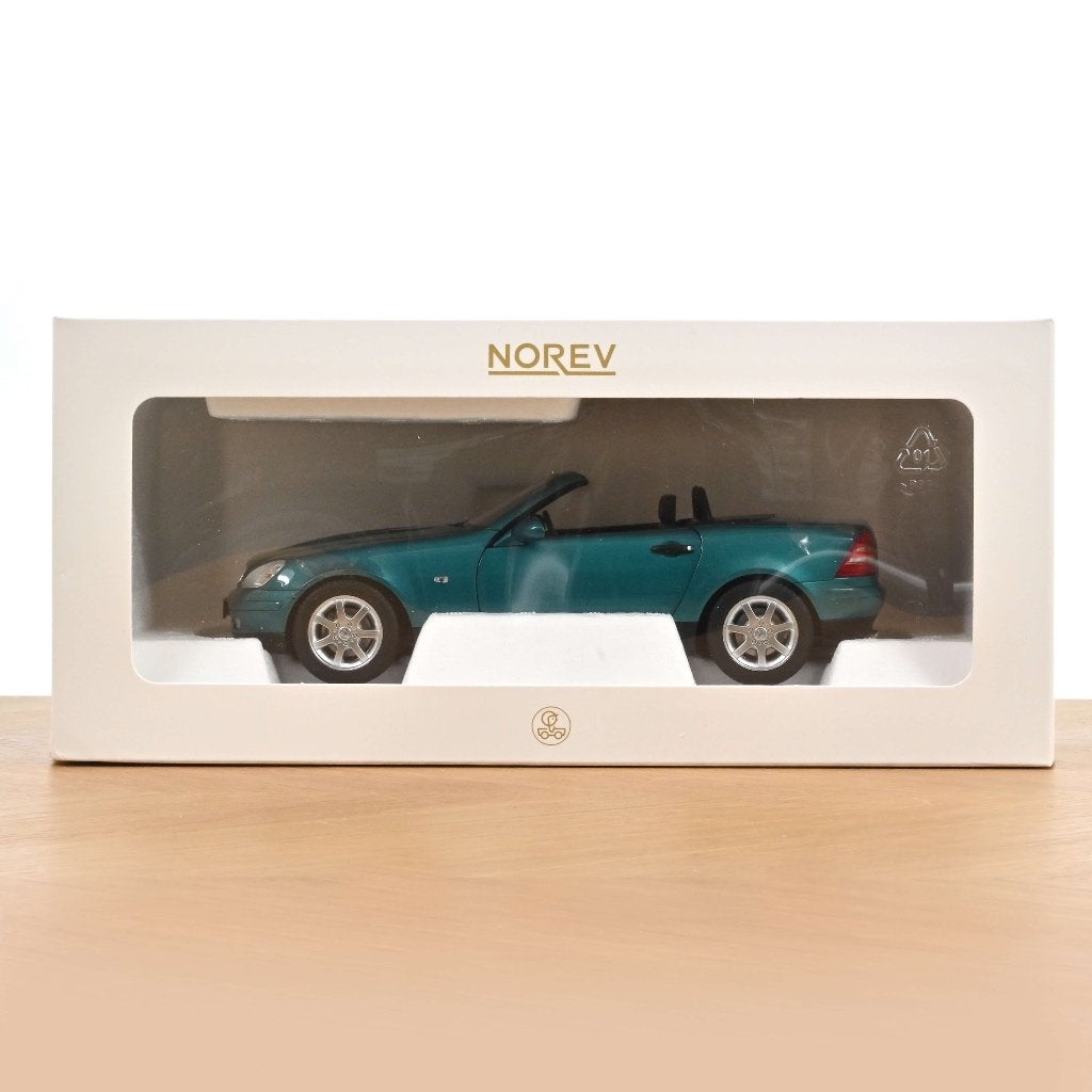 Mercedes Benz SLK 1996 Groen schaal 1/18 NOREV ref. 183021, Hobby en Vrije tijd, Modelauto's | 1:18, Verzenden, Nieuw, Auto, Norev