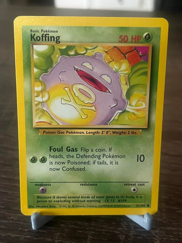 Koffing (51/102) - Base set - Good, Ophalen of Verzenden, Gebruikt, Losse kaart