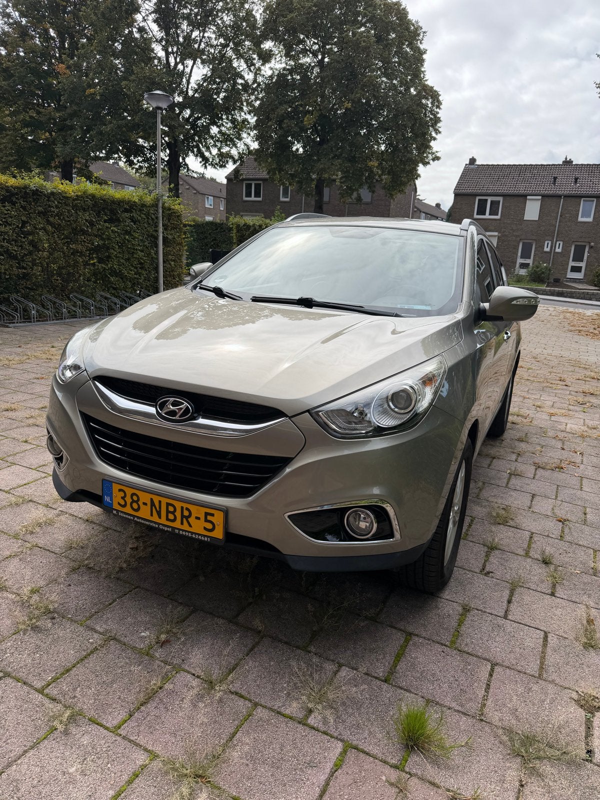 Hyundai iX35 2.0i Cvvt 163pk 2010 Grijs, Auto's, 1998 cc, 4 cilinders, 163 pk, 75 €/maand