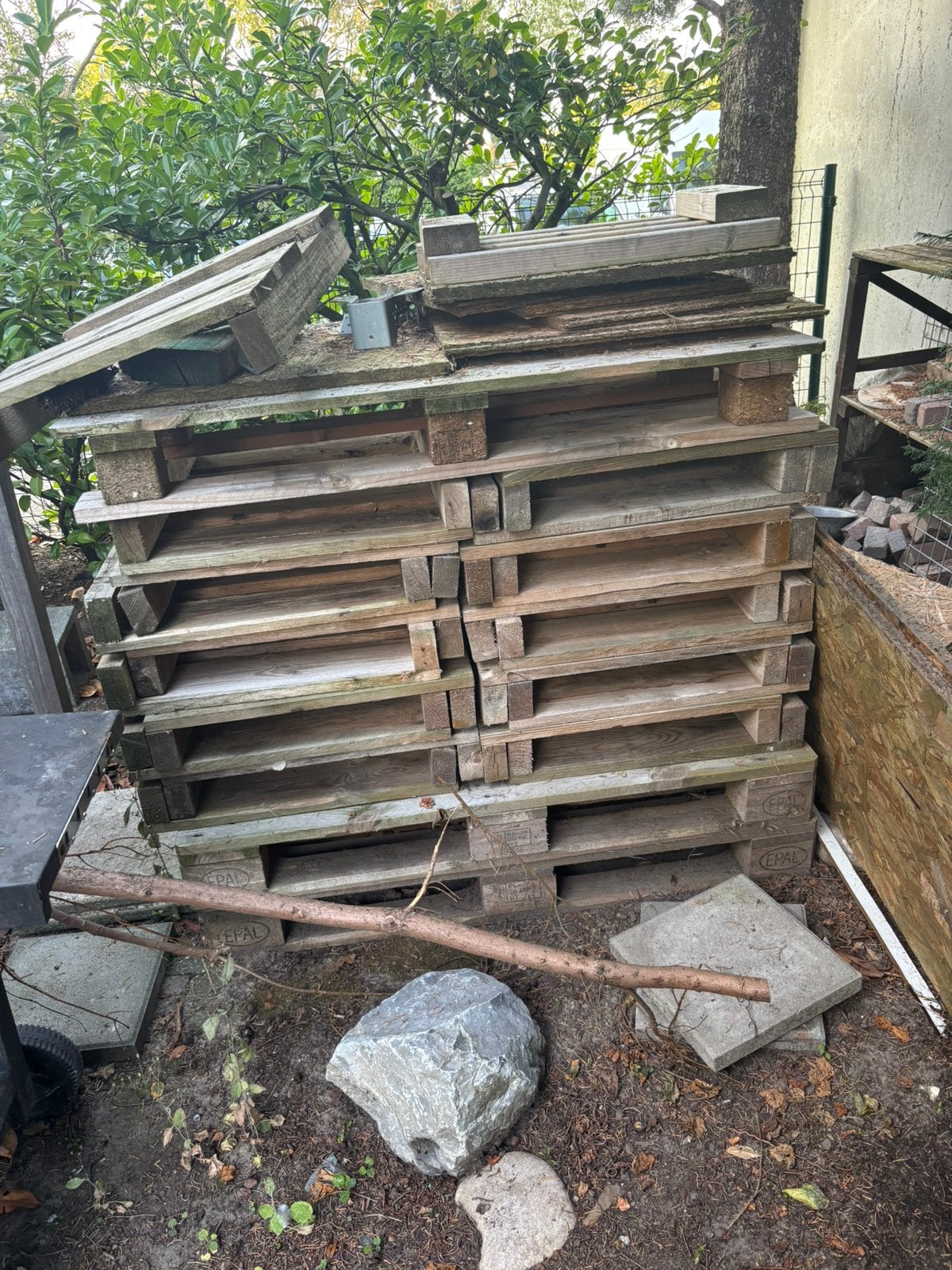 Houten pallets t.e.a.b., Ophalen, Zo goed als nieuw, Overige typen, Minder dan 2 meter
