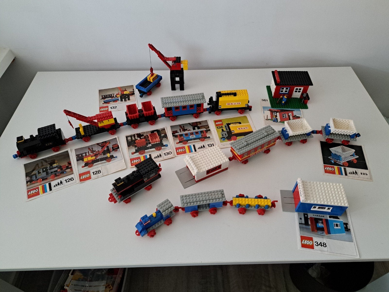 Vintage LEGO Treinsets en Gebouwen (Jaren '70), Kinderen en Baby's, Gebruikt, Lego, Inclusief instructies, Ophalen of Verzenden