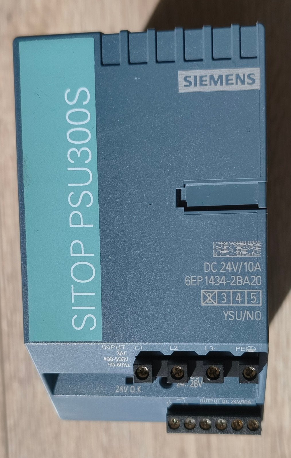 Siemens SITOP PSU300S voeding 24V/10A driefasen 3AC 400-500V, Ophalen of Verzenden, Zo goed als nieuw
