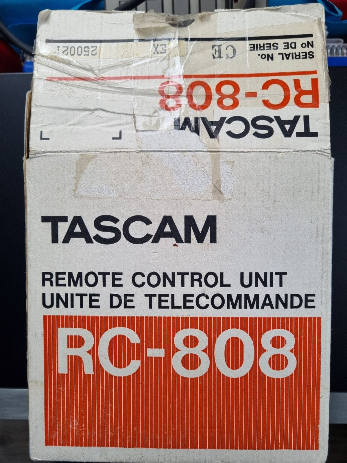 Tascam RC808 Remote controller, Ophalen of Verzenden, Zo goed als nieuw