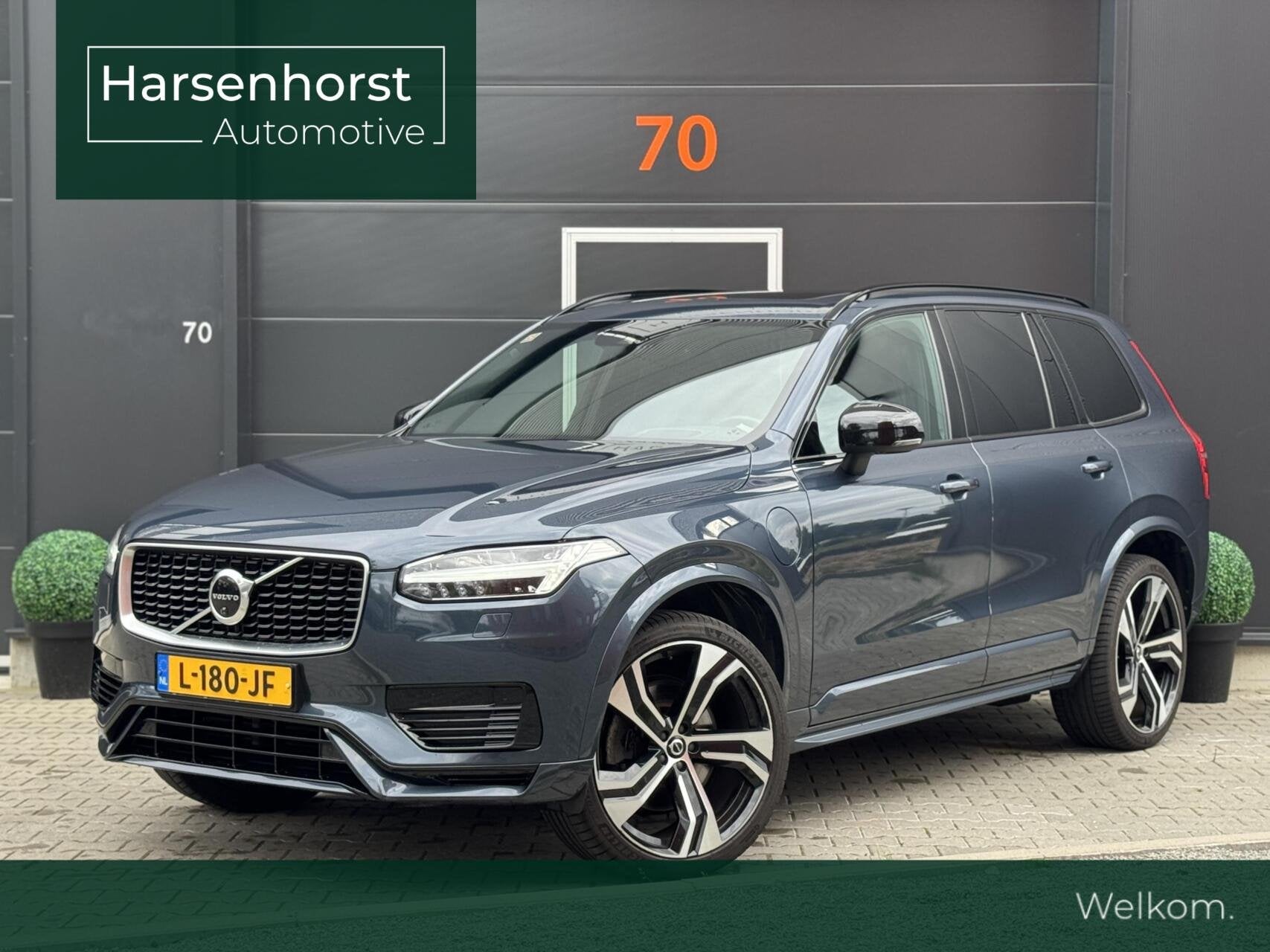 Volvo XC90 2.0 T8 Twin Engine AWD R-Design Intro Edition | D, Dealer onderhouden, Gebruikt, 4 cilinders, Blauw