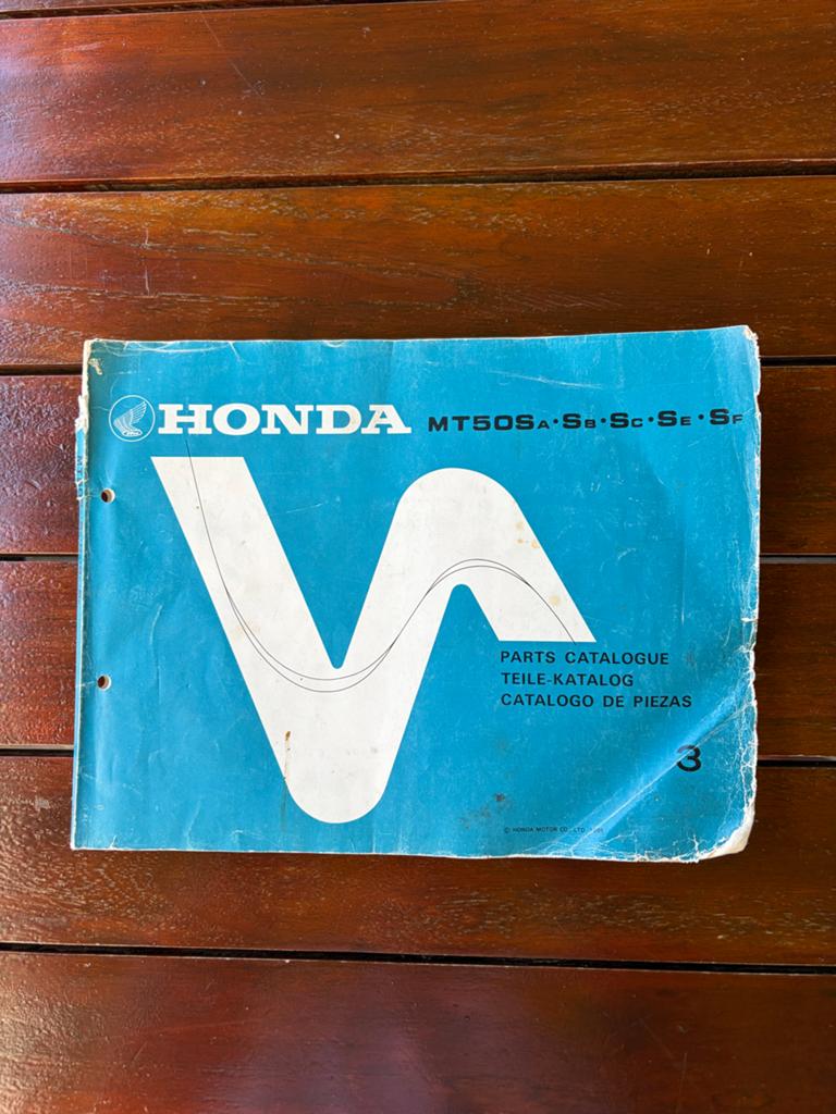 Honda MT50 Onderdelen Catalogus - Origineel, Ophalen of Verzenden, Honda