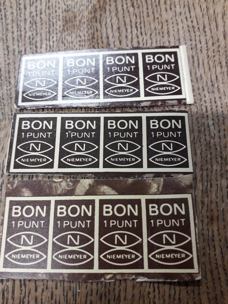Bon spaarzegels, Ophalen, Winkel, Super of Benzinepomp, Zegels, Bonnen of Punten
