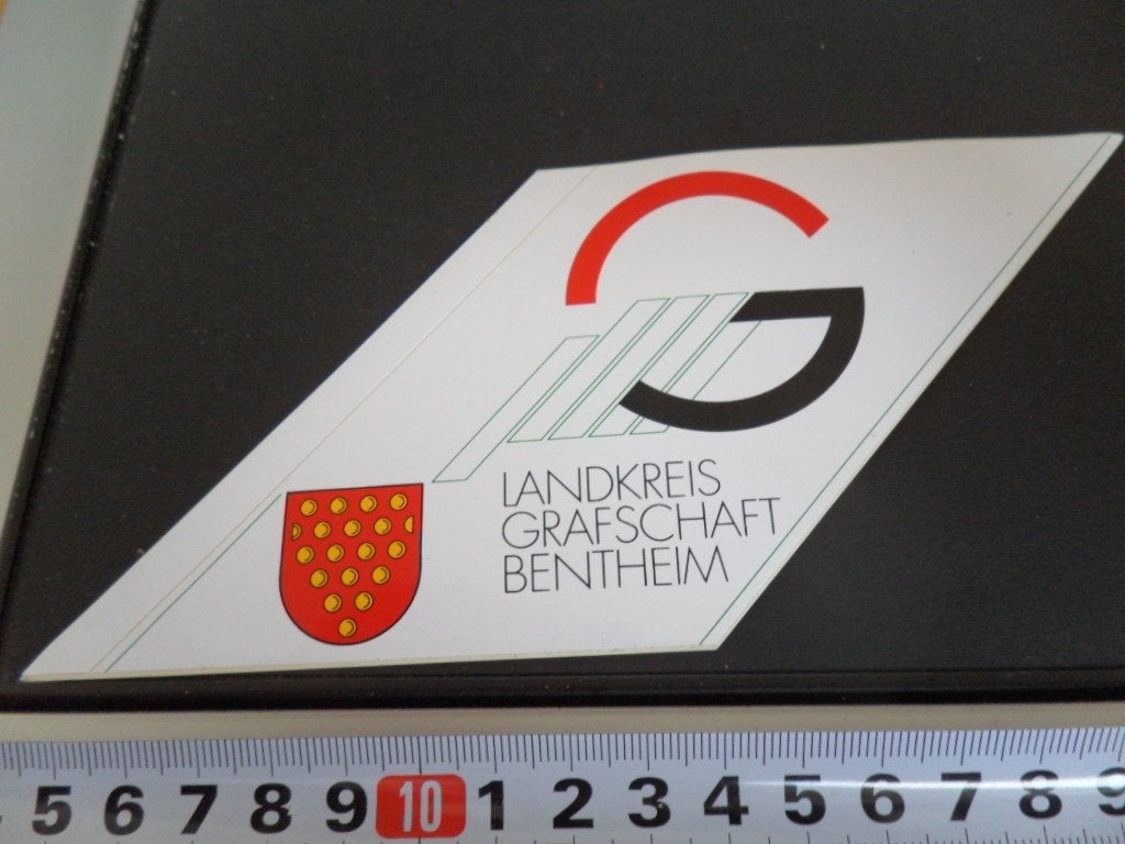 sticker Duitsland  Landkreis Grafschaft Bentheim *, Ophalen, Zo goed als nieuw