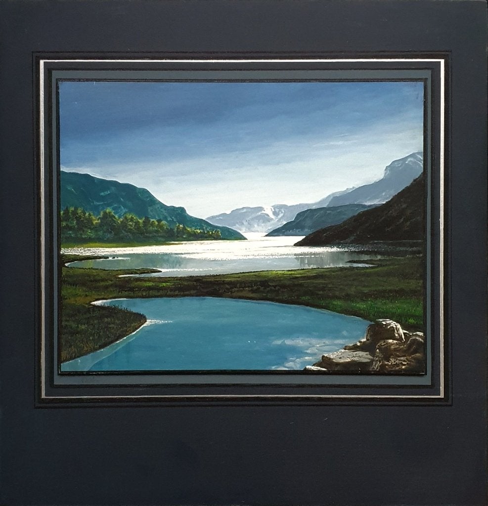 Schilderijen landschappen, Antiek en Kunst, Kunst | Schilderijen | Klassiek, Ophalen, Paneel, Realistisch, Landschap