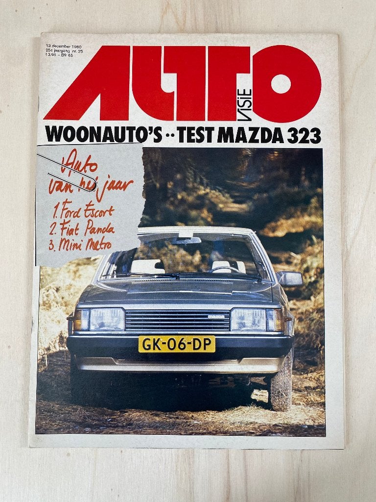 Autovisie 25 1980, Ophalen of Verzenden, Gelezen, Algemeen