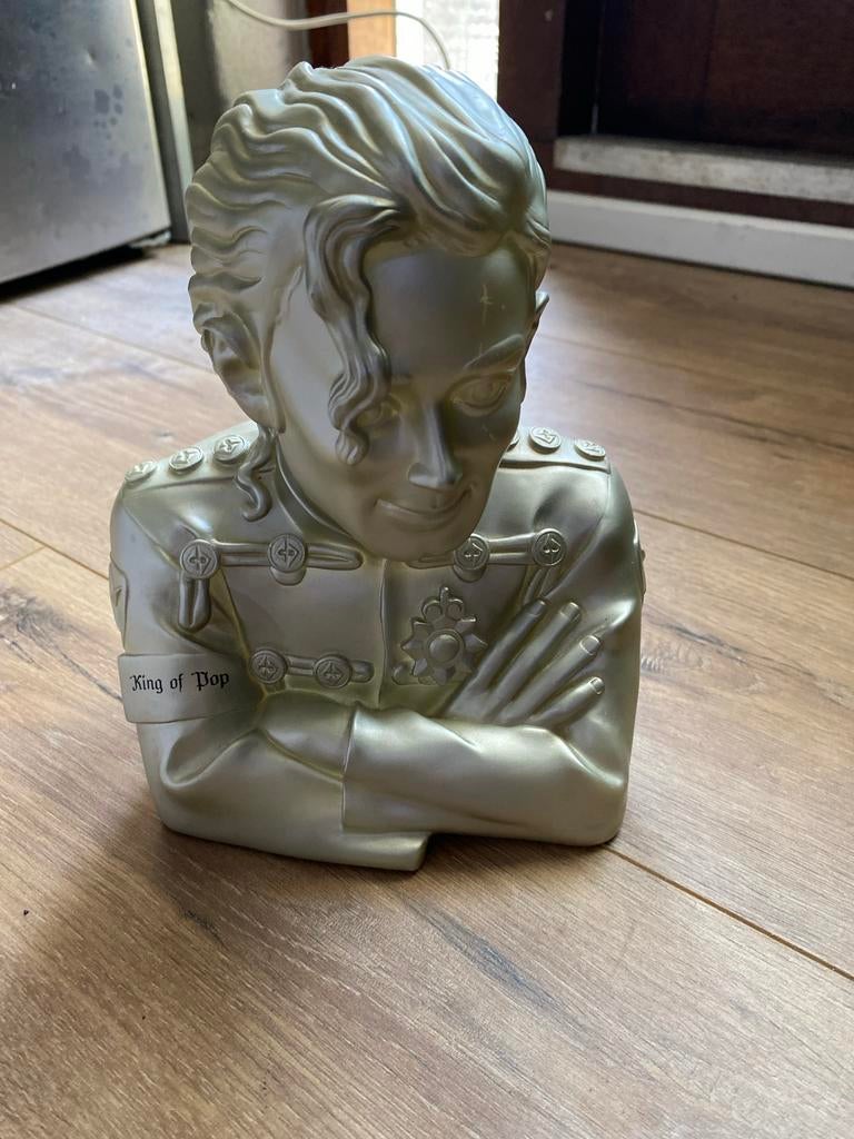 Michael Jackson 'King of Pop' Spaarpot, Ophalen of Verzenden, Zo goed als nieuw, Pop, Beeldje of Miniatuur