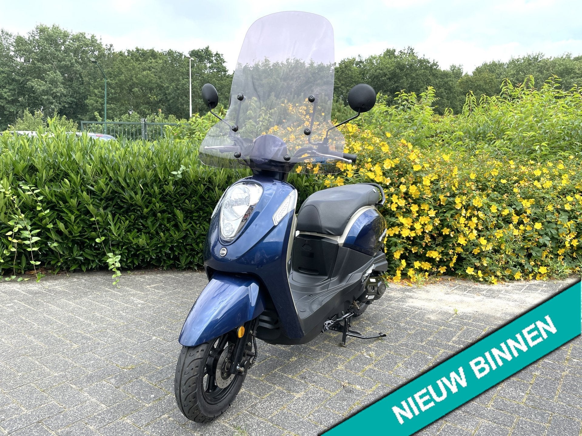 SYM Mio 50i EURO4 Windscherm SMOKE BETAAL met in3, Mio, 49 cc, S, Benzine
