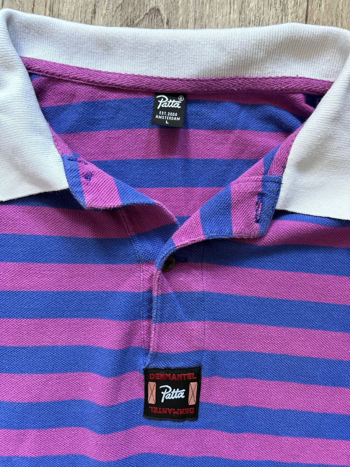 Patta x Dekmantel Polo L, Verzenden, Zo goed als nieuw, Maat 52/54 (L), Meerkleurig