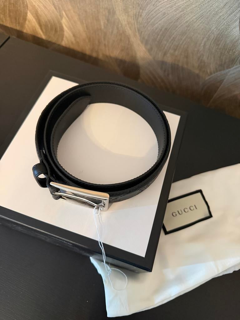 Gucci riem, Zwart, Ophalen of Verzenden, Riem of Ceintuur, Nieuw