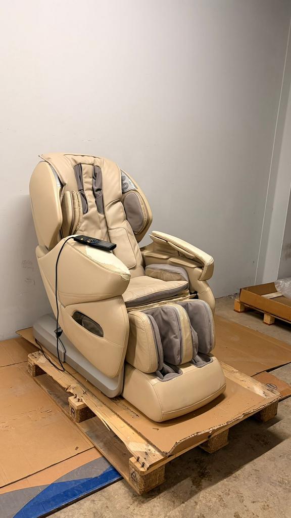 Full body massagestoel elektrisch, Ophalen of Verzenden, Zo goed als nieuw, Massagestoel of Kussen