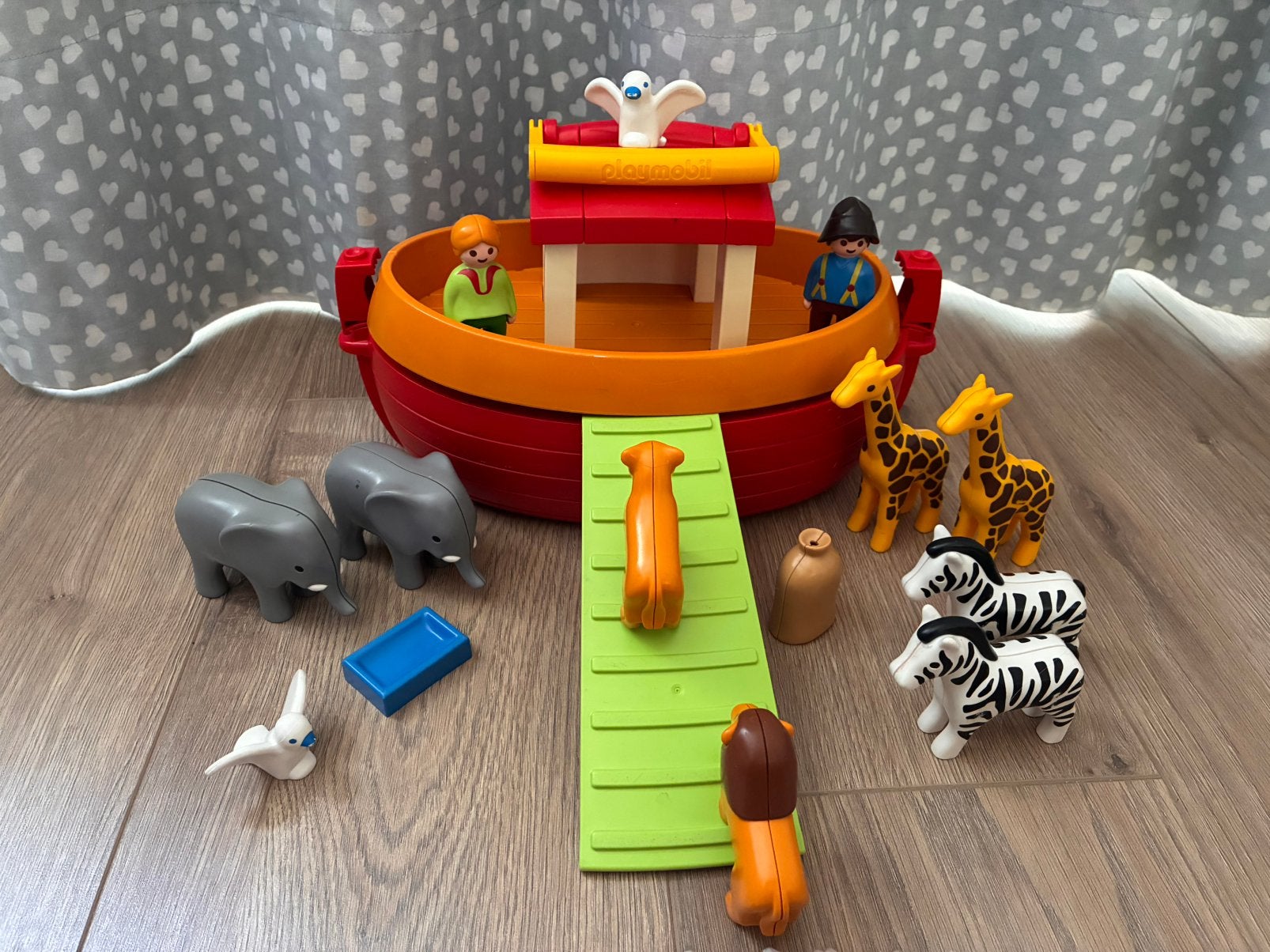 Playmobil 123 Ark van Noach, Kinderen en Baby's, Speelgoed | Playmobil, Gebruikt, Complete set, 1.2.3, Ophalen of Verzenden