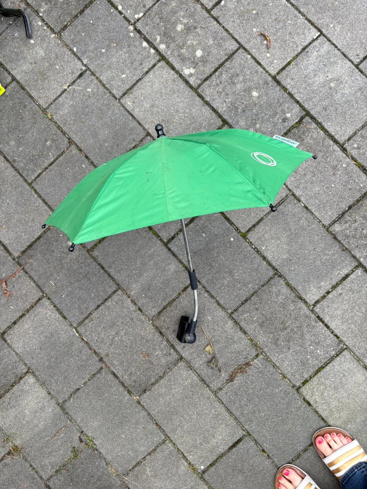 Bugaboo parasol groen, Ophalen, Zo goed als nieuw, Groen