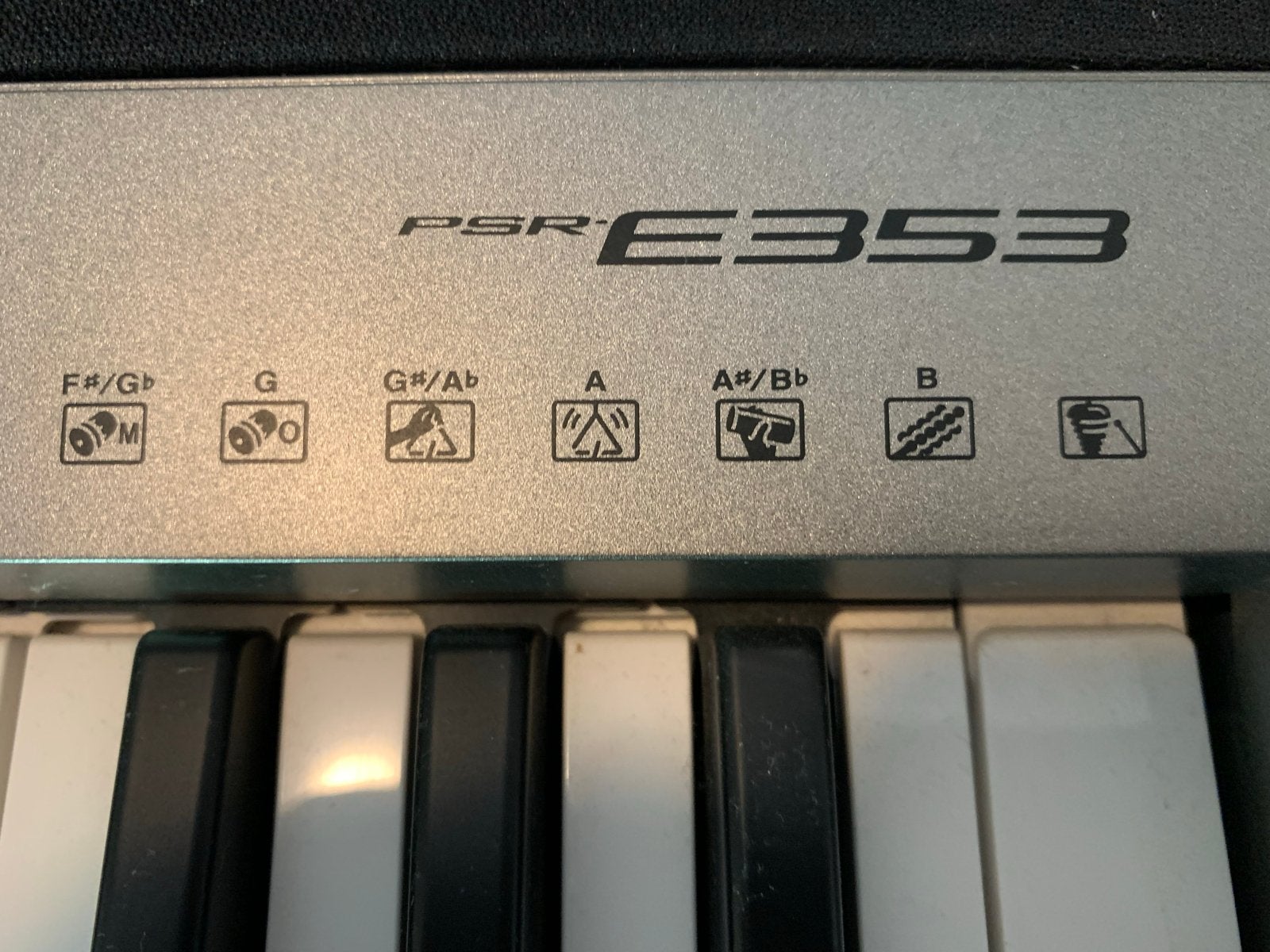 Yamaha PSR-E353 Keyboard - zeer weinig bespeeld, Ophalen, 61 toetsen, Yamaha, Zo goed als nieuw