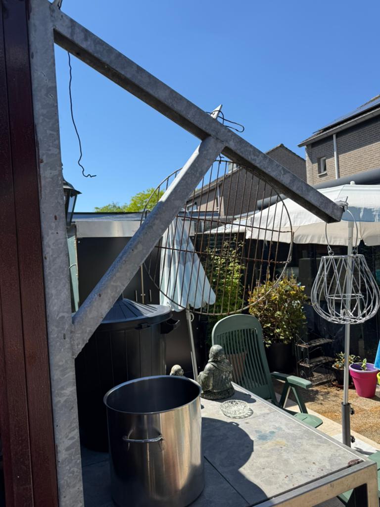 gegalvaniseerd deurluifel 100cm hoog en 90cm diep, Ophalen of Verzenden, Zo goed als nieuw, 100 tot 250 mm