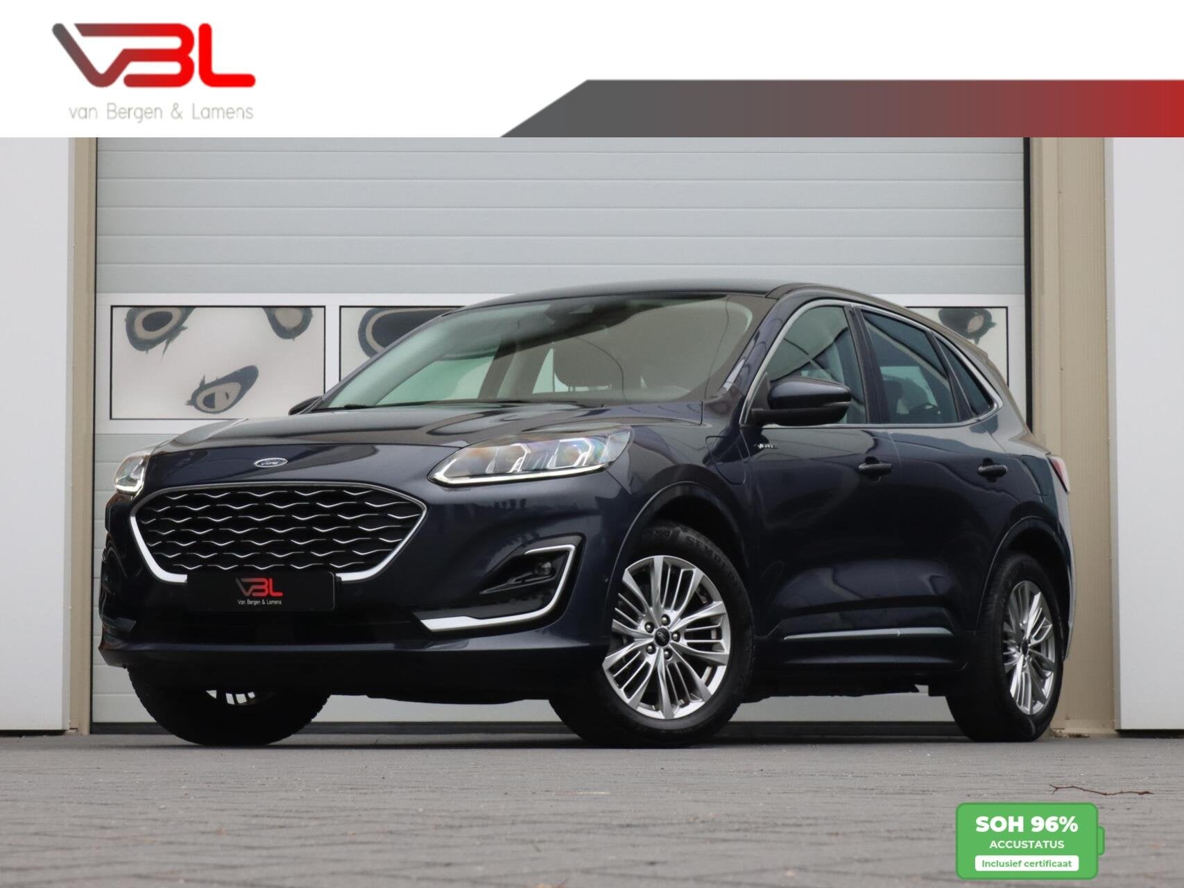 Ford Kuga 2.5 PHEV 225PK Vignale | SOH 96% | Memory | Head-u, Auto's, Ford, Gebruikt, 4 cilinders, Met garantie (alle), Blauw