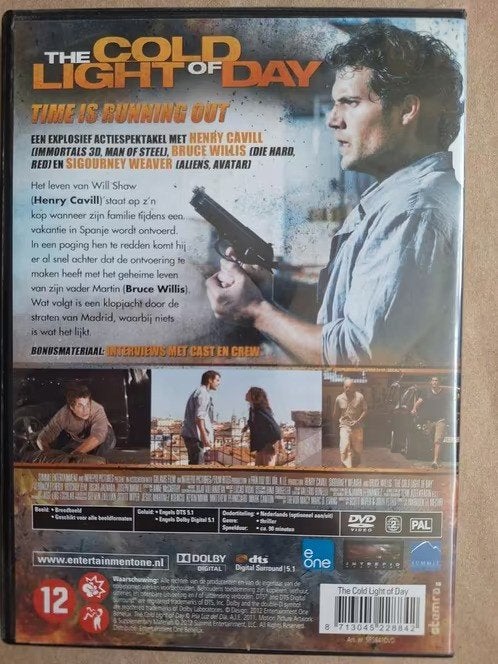 Dvd the cold Light of day h3, Vanaf 12 jaar, Ophalen of Verzenden, Zo goed als nieuw, Actie