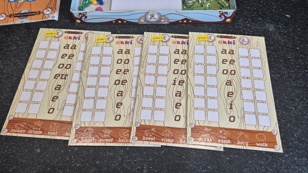 Letter je te Pletter, Okki letterspel, compleet. 6B15, Tweedehands verkoop, Tweedehands verkoop, Gebruikt, Ophalen of Verzenden