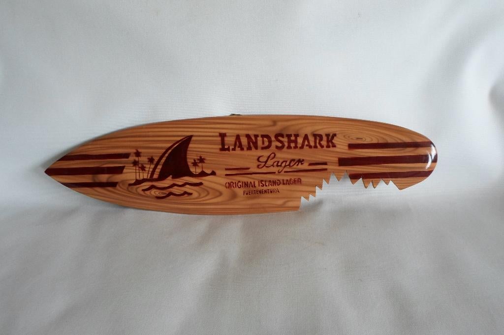 Landshark Lager Reclame Bord, Ophalen of Verzenden, Zo goed als nieuw, Reclamebord